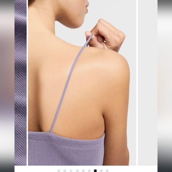 Nike Chill Knit Ribbed Minidress, Lavender/Black Nike x Nordstrom - Picture 7 of 12